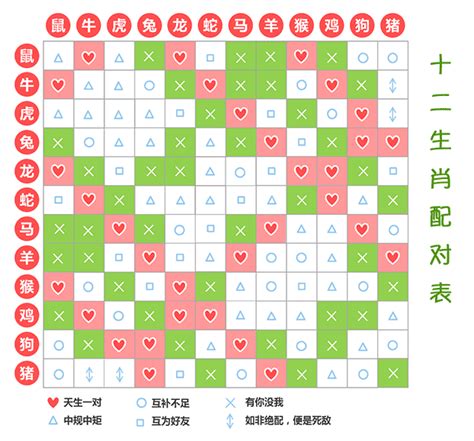 1960生肖配對|生肖表 十二生肖顺序排序 12属相生肖对照表